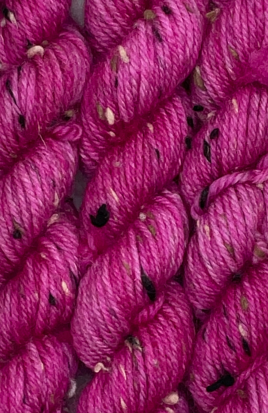 Mini DK Tweed Pink Popsicle Skein