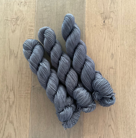 Steel Fingering Skein