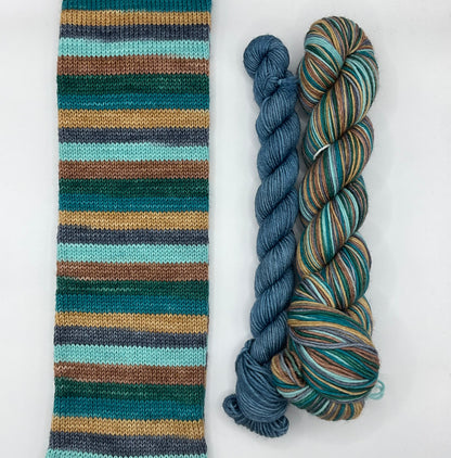 The Mountains are calling  Fingering Self-Striping Sock Set