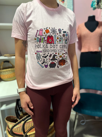 Halloween Polka Dot Creek Shirt 100% Cotton