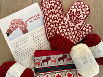 Canada Mittens Set