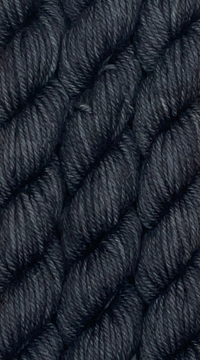 Mini DK Charcoal Skein