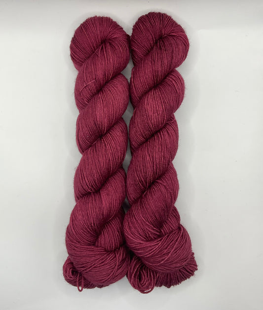 Cranberry Fingering Yarn