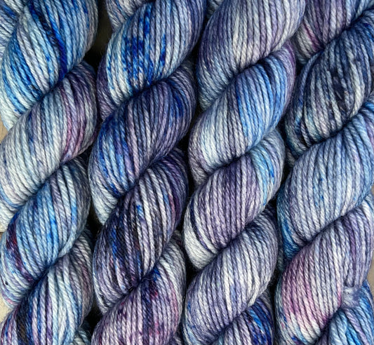 Mini Silent Night Fingering Skein