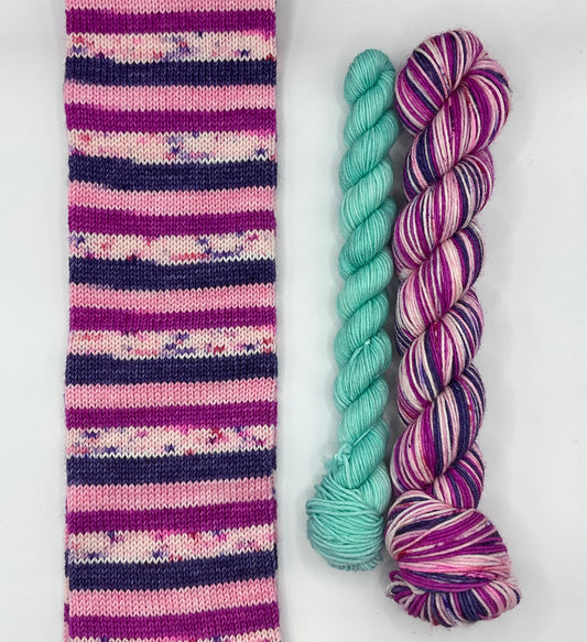 3rd Anniversary Self Striping Sock Set