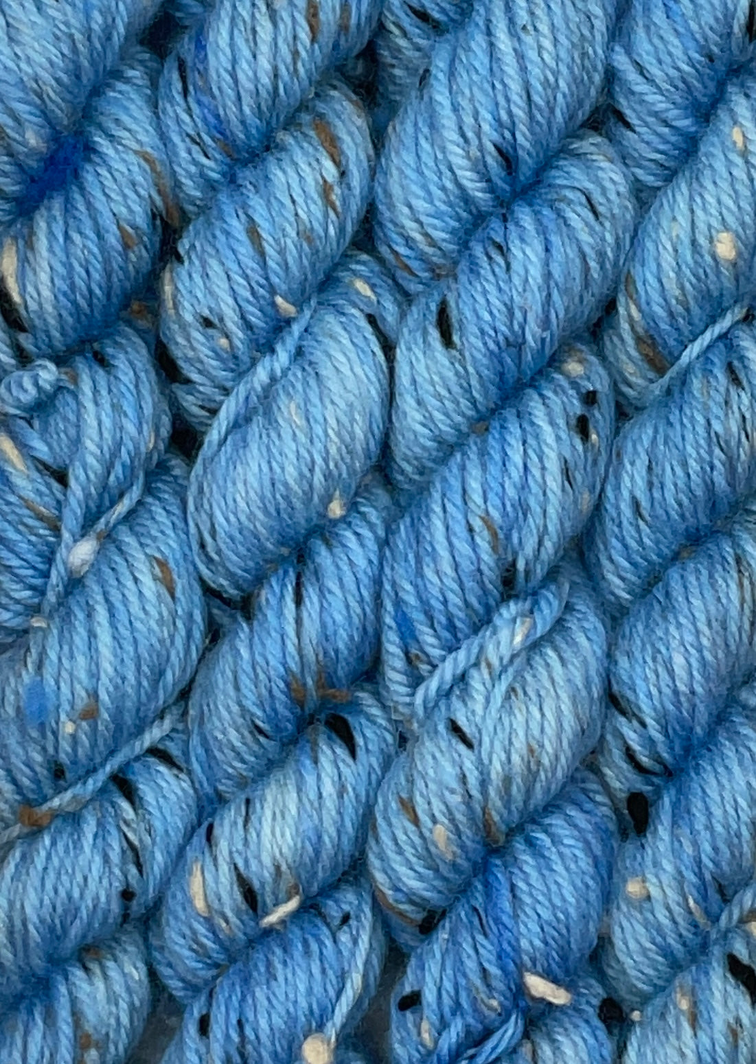 Mini DK Tweed Blue Eyes Skein