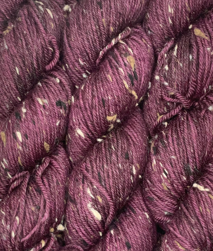 DK Tweed Burgundy Yarn