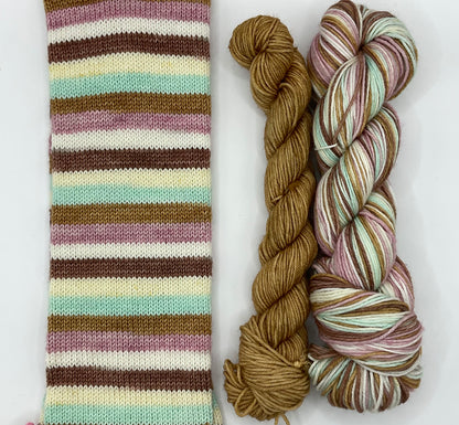 Baskin & Bobbins Fingering Self-Striping Sock Set