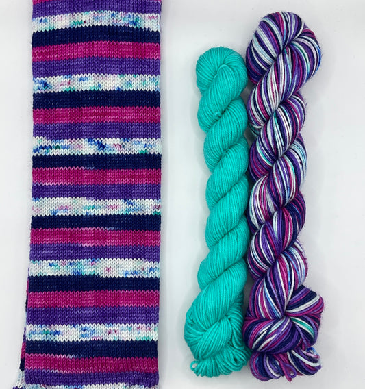 Susan's Fingering Self Striping Sock Set