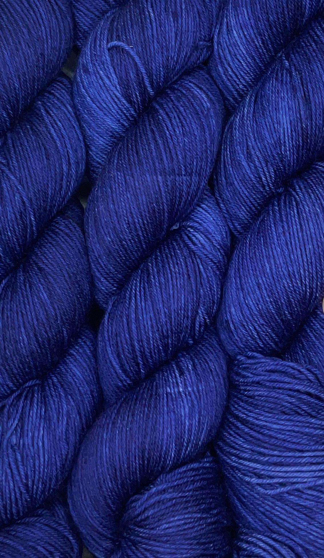 Fingering Indigo Skein