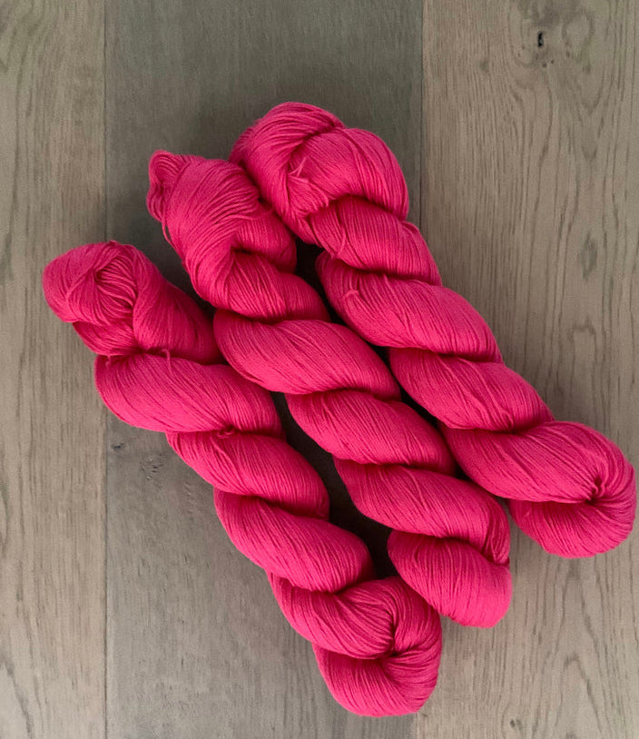 Fingering Pima Cotton-Hibiscus