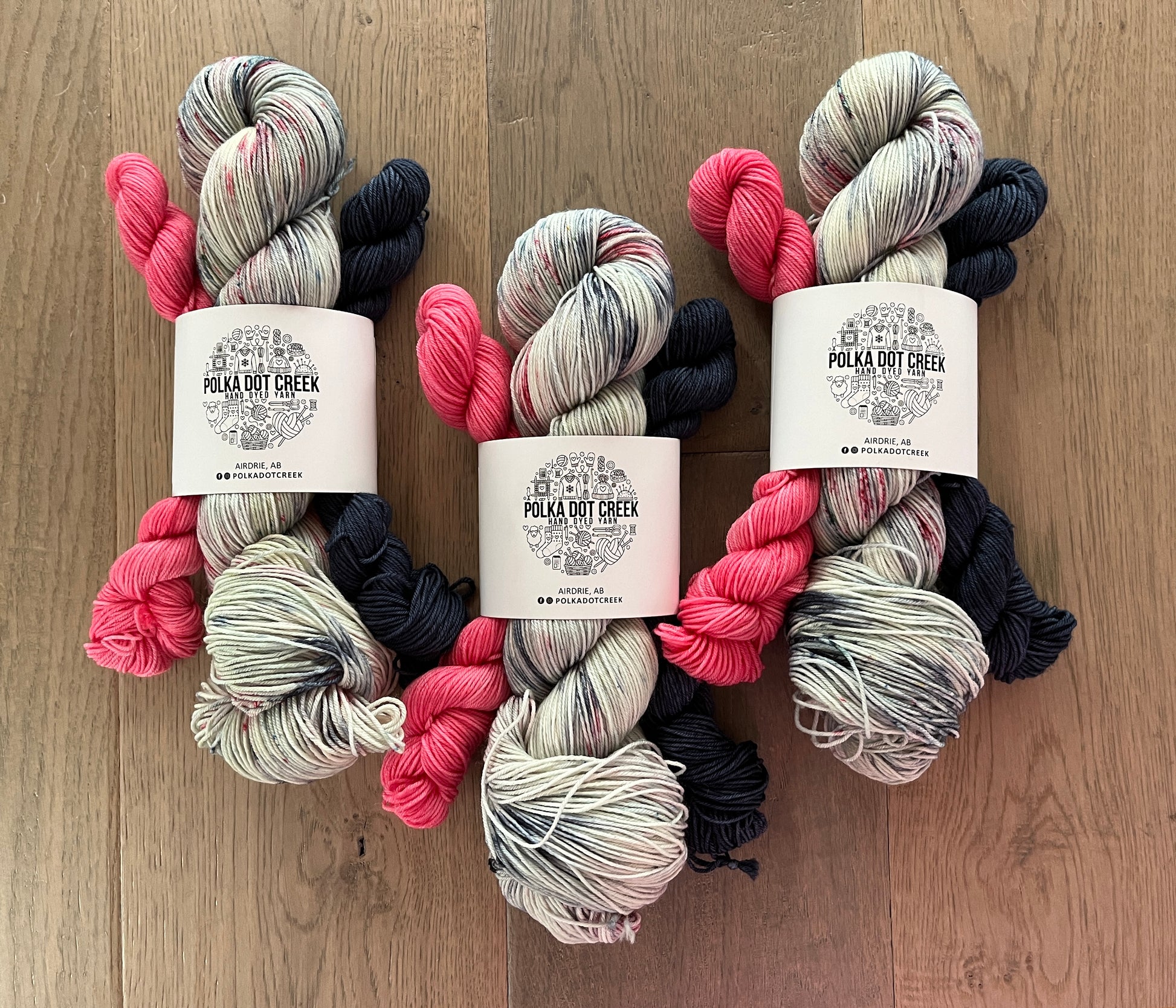 Love Letters Fingering Sock Set – Polka Dot Creek Yarn