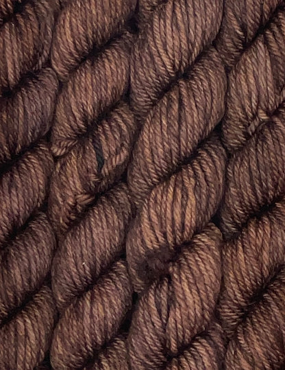 Mini DK Chestnut Skein