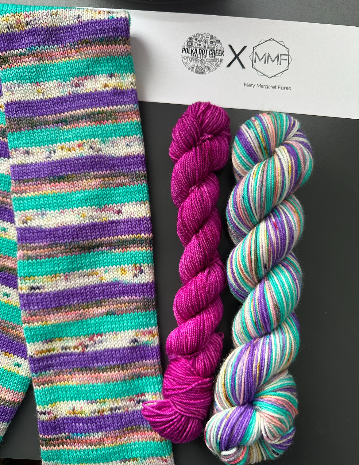 Sugar Lovin’ Fingering Self-Striping Sock Set PDC X MMF collab