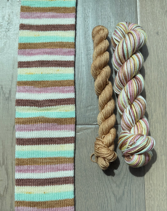 Baskin & Bobbins Fingering Self-Striping Sock Set