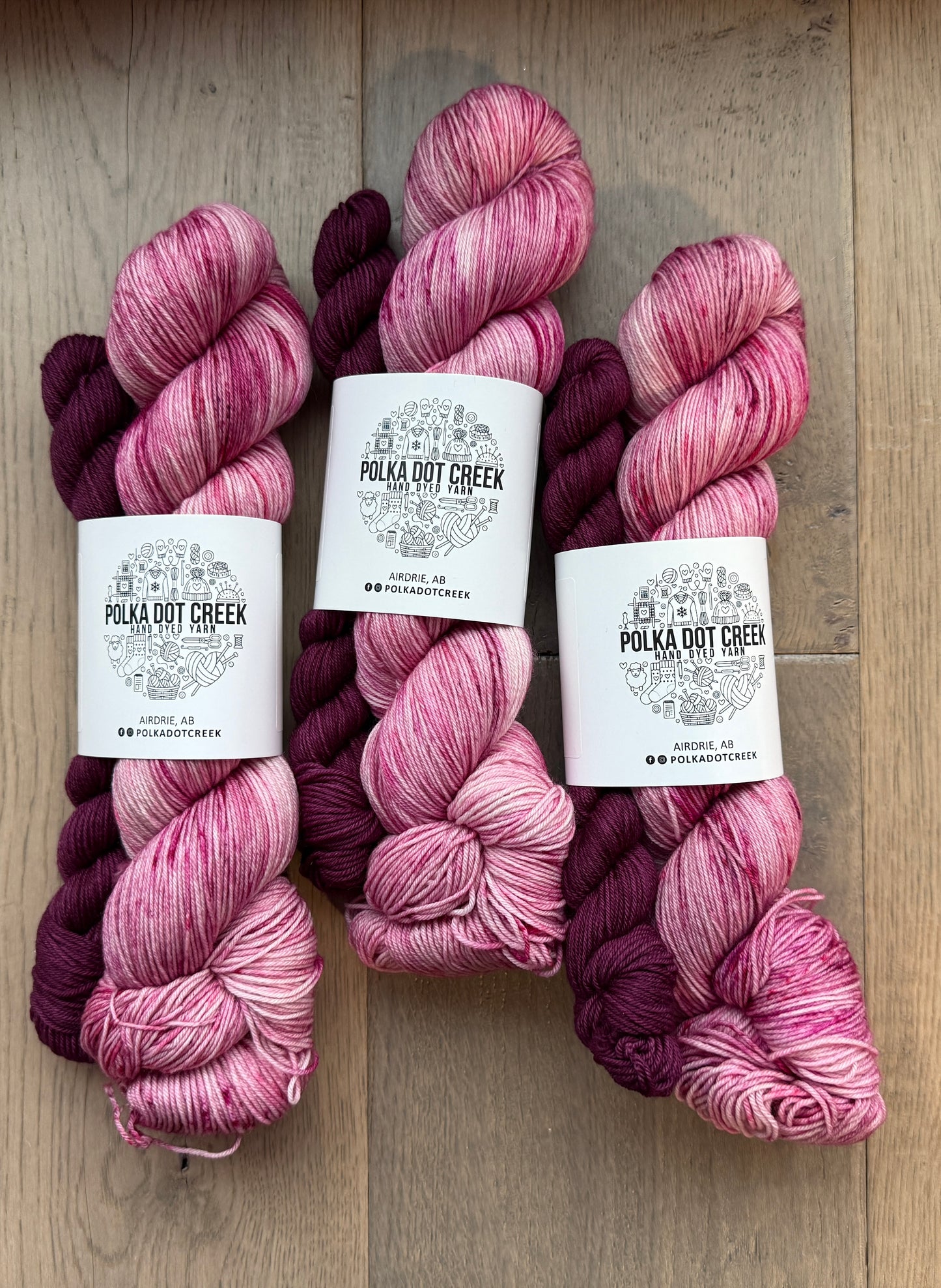 "Pink Wine makes my slutty" Fingering sock set