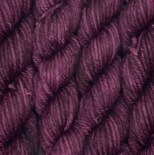 Mini DK Burgundy Skein