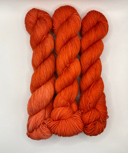 Tangerine Fingering Yarn