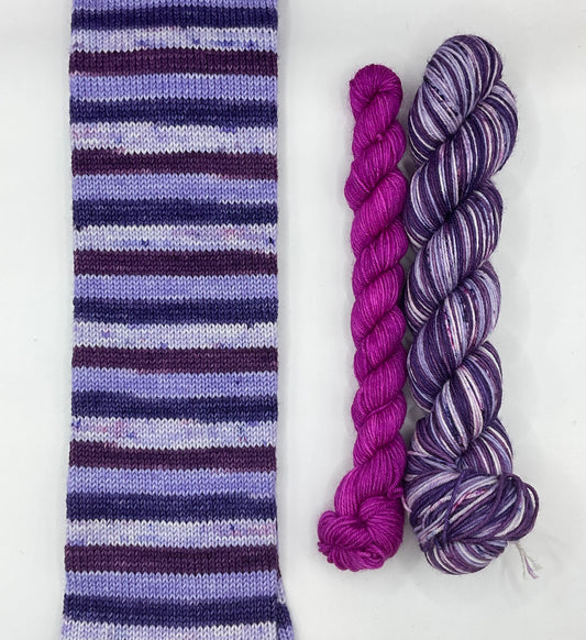 Lilac Bush Fingering Self-Striping Sock Set