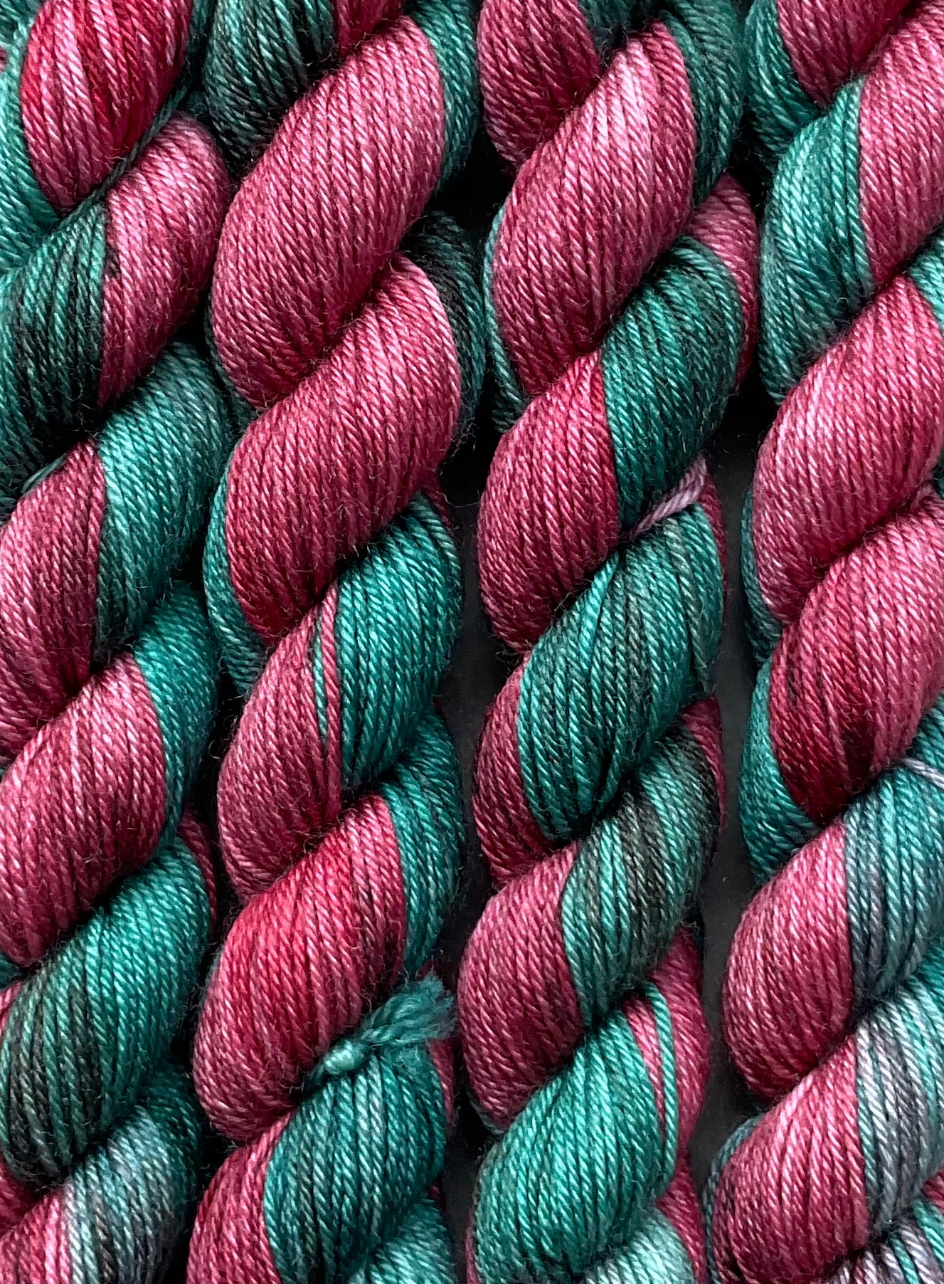 Mini Poinsettia  Fingering Skein