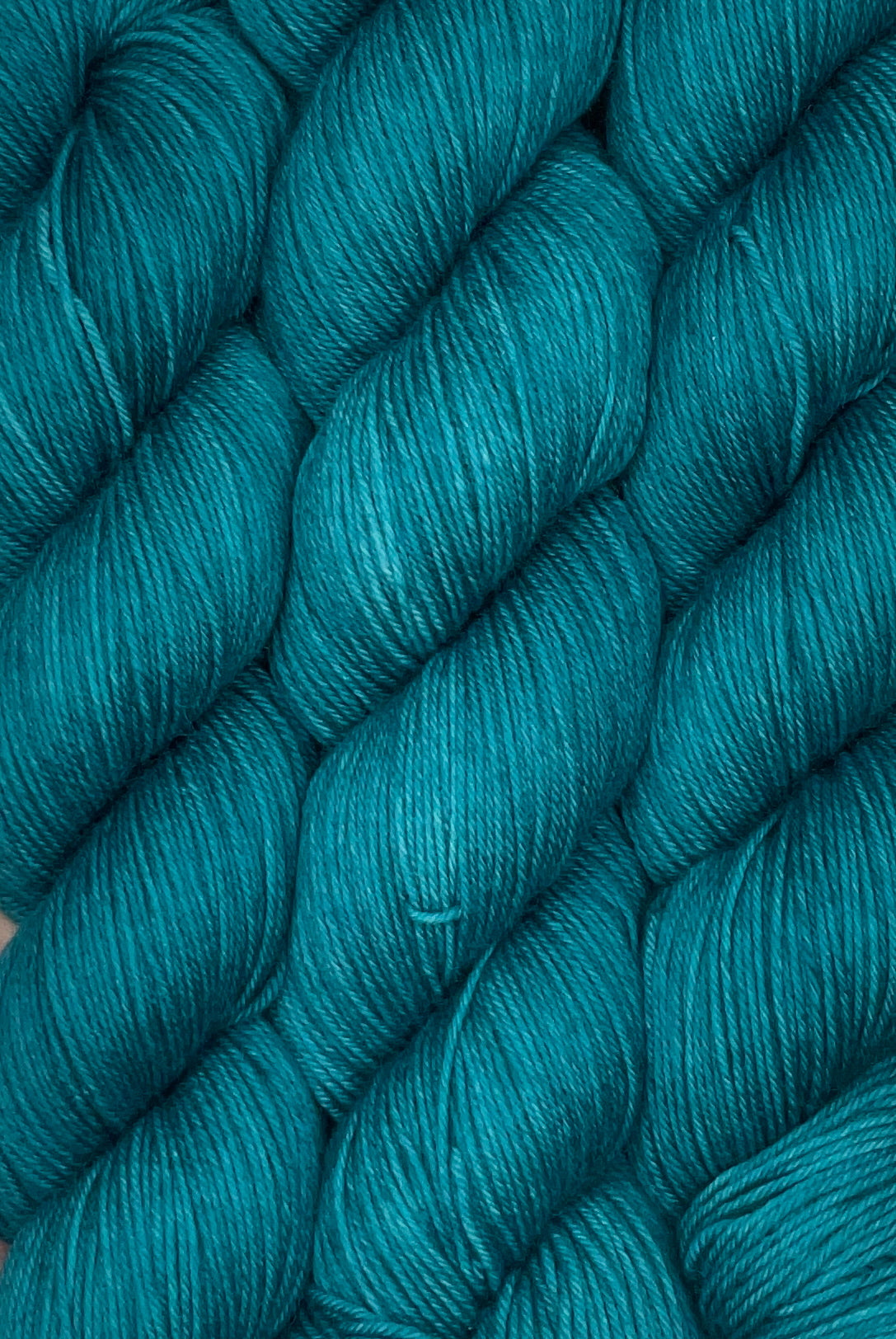 Teal Fingering Skein