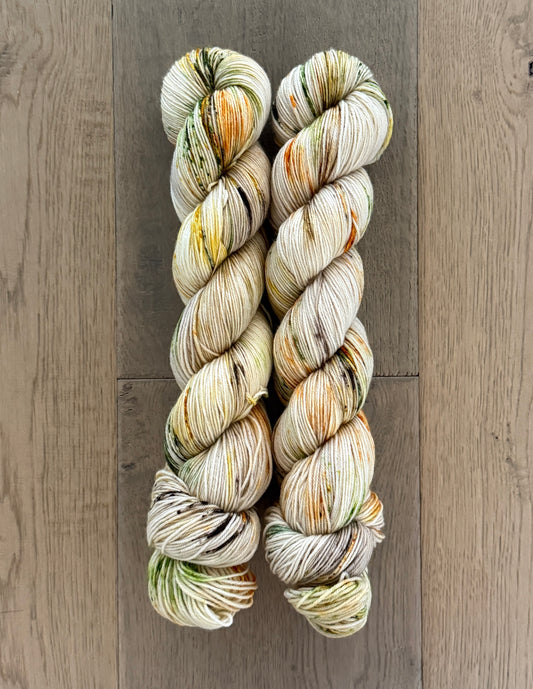 Pumpkin Patch Fingering Skein