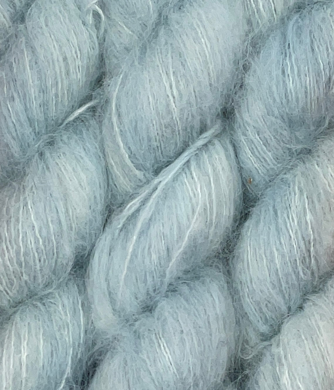 Iced Blue Mohair