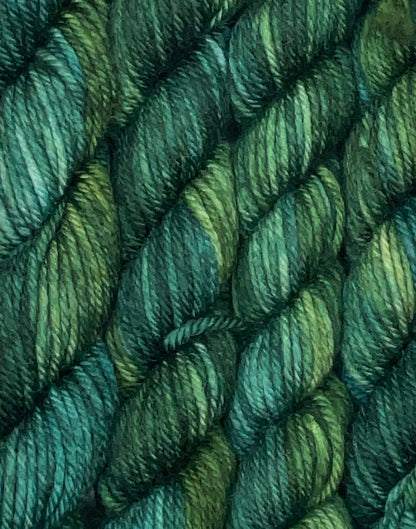 Mini DK Evergreen skein