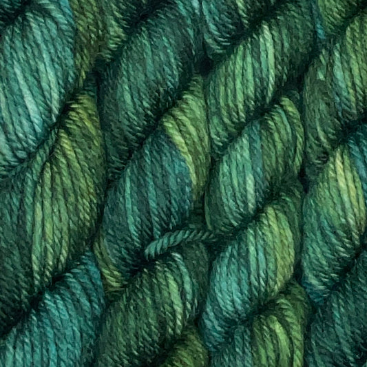 Mini DK Evergreen skein