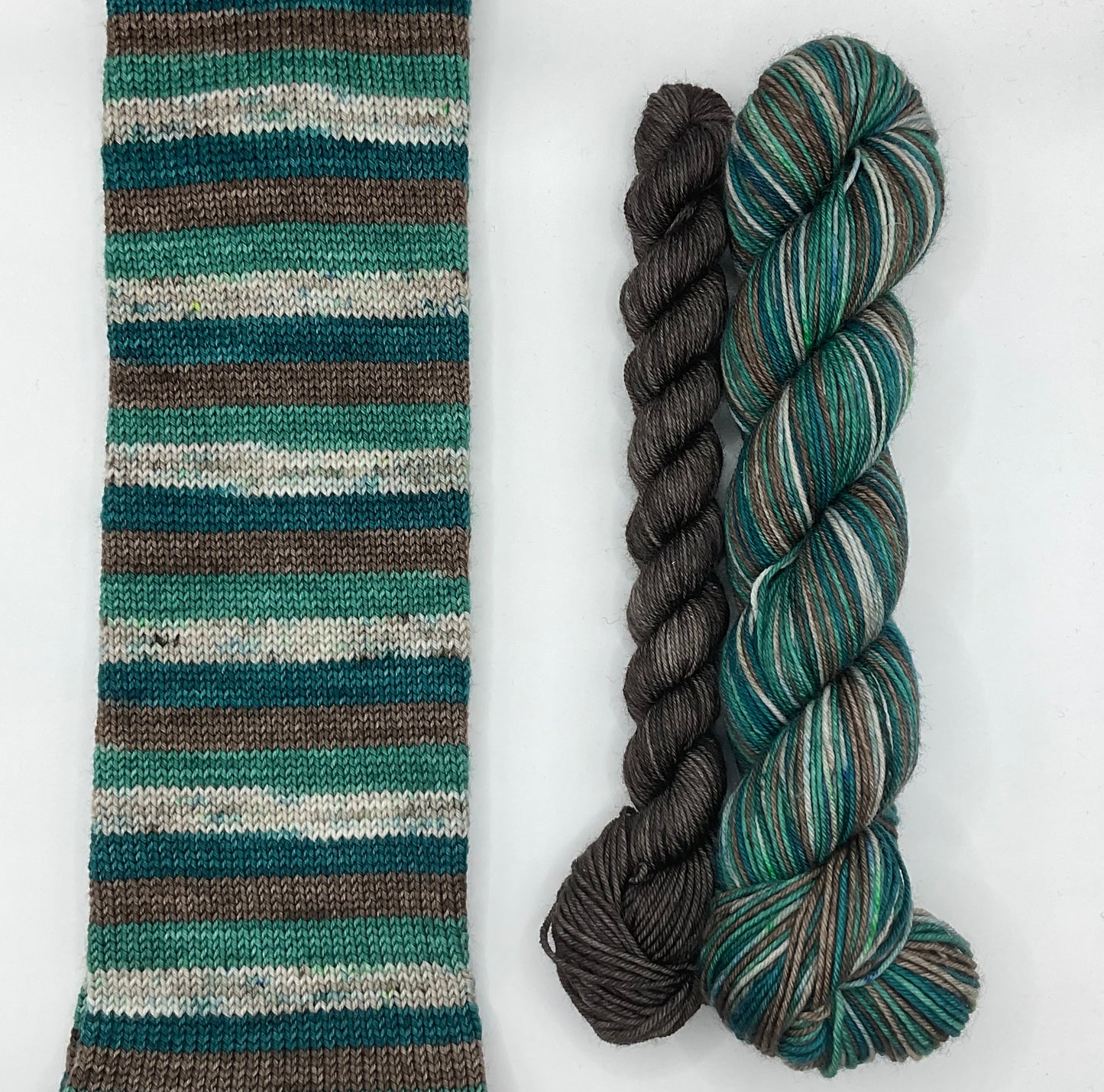 Coffee Shop Fingering Self-Striping Sock Set