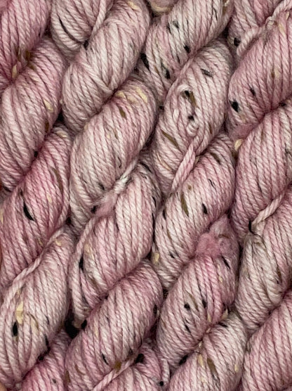 Mini DK Tweed Dusty Rose Skein