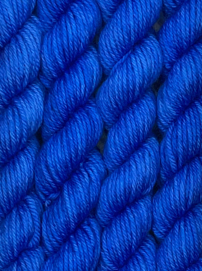 Mini DK Brilliant Blue Skein