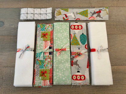 Fabric Advent Garland 25 day KIT-COMING SOON