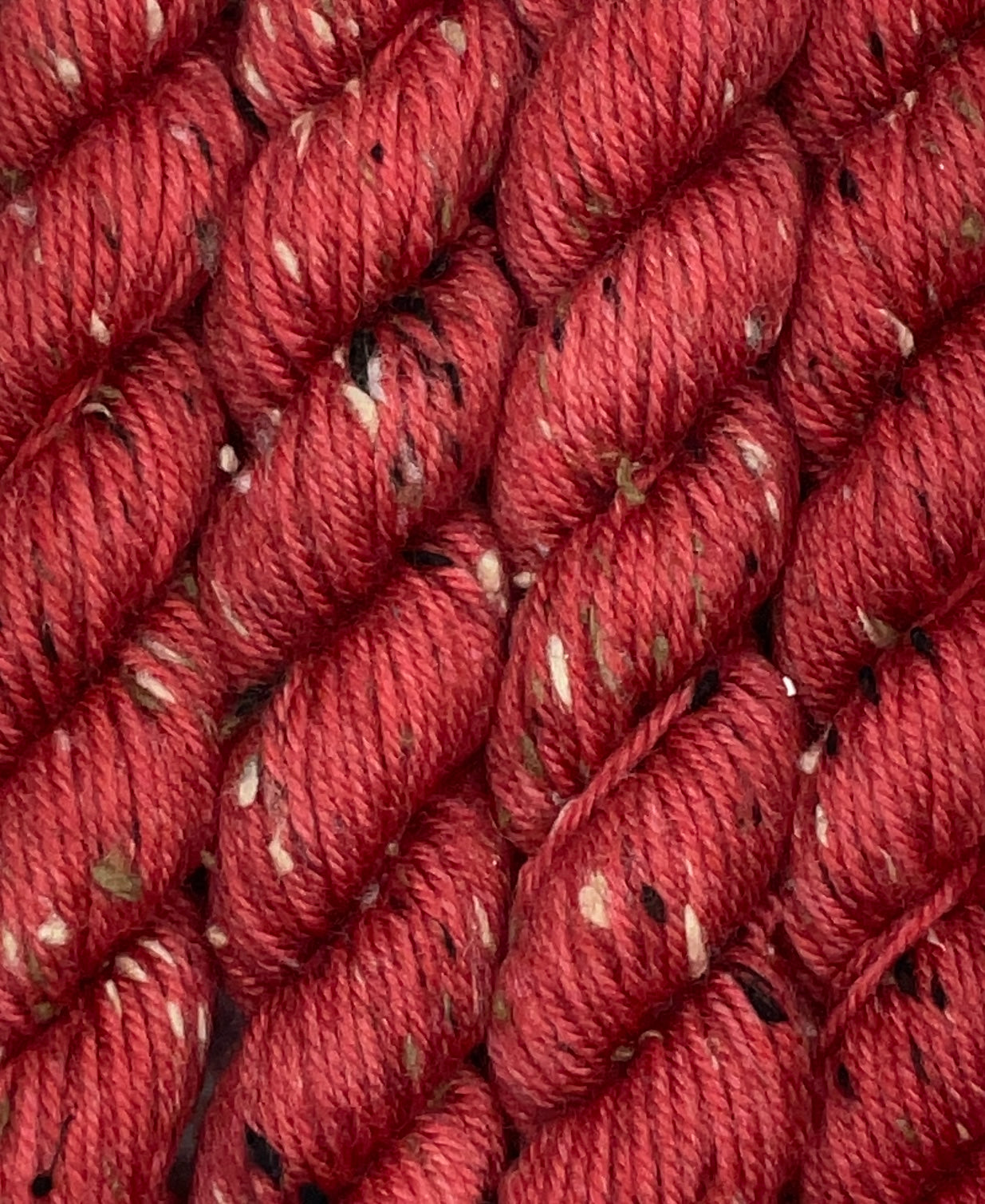 Mini DK Tweed Strawberry Skein