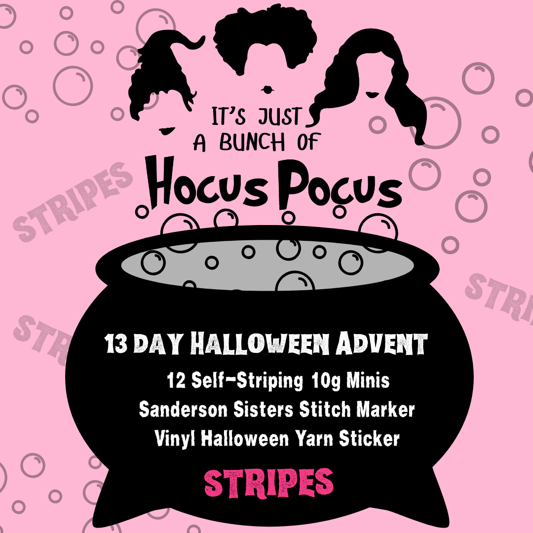 Halloween Self-Striping Mini Skein Advents