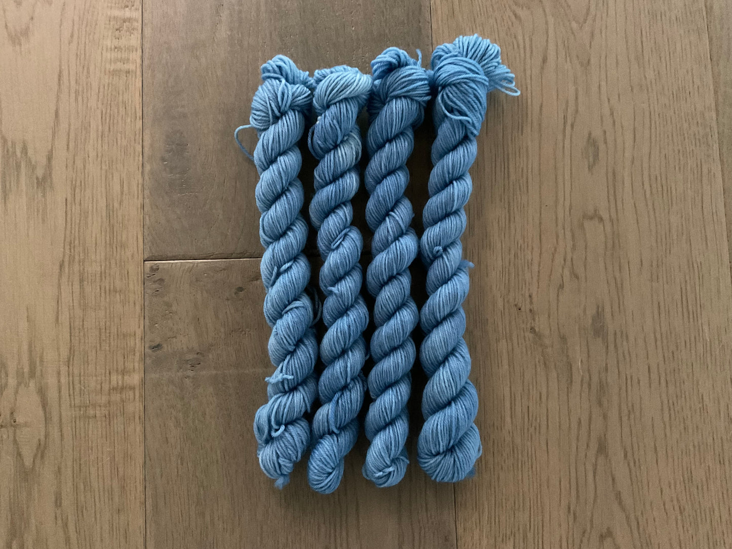 Mini Light Denim Fingering Skein