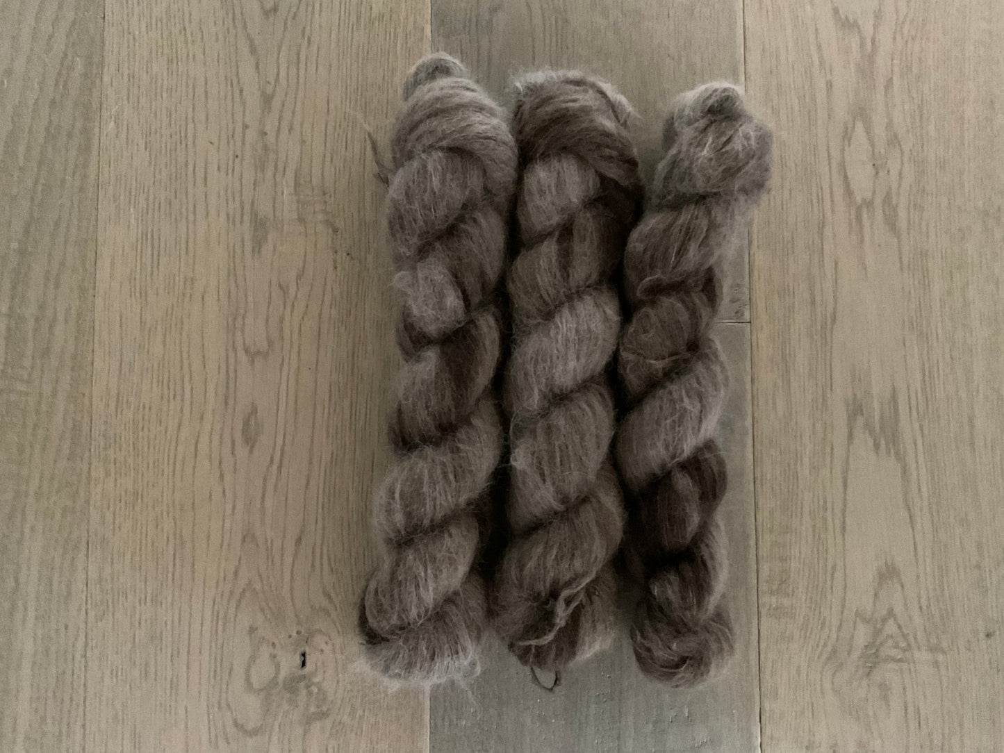 Chocolate Suri Alpaca Silk Skein