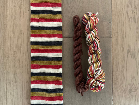 San Francisco 49'ers Fingering Self-Striping Sock Set