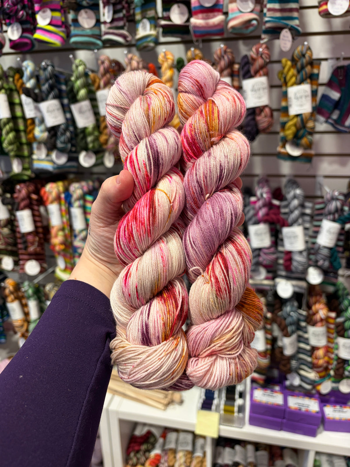 Bunch O Leaves Fingering Yarn