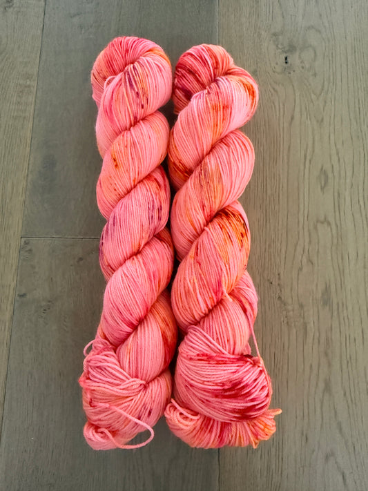 Watermelon Sugar Fingering Yarn