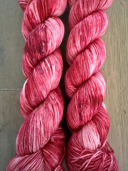 Strawberry Sundae Fingering Skein