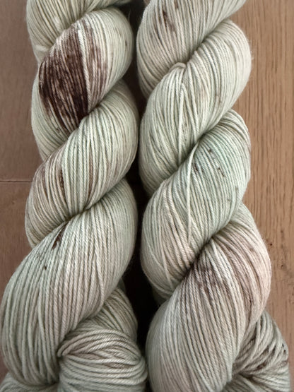 Mint Chocolate Chip Fingering Yarn