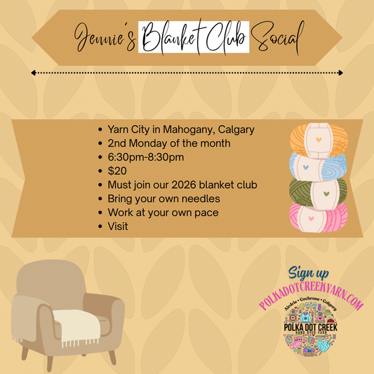 Jennie's Blanket Club Social