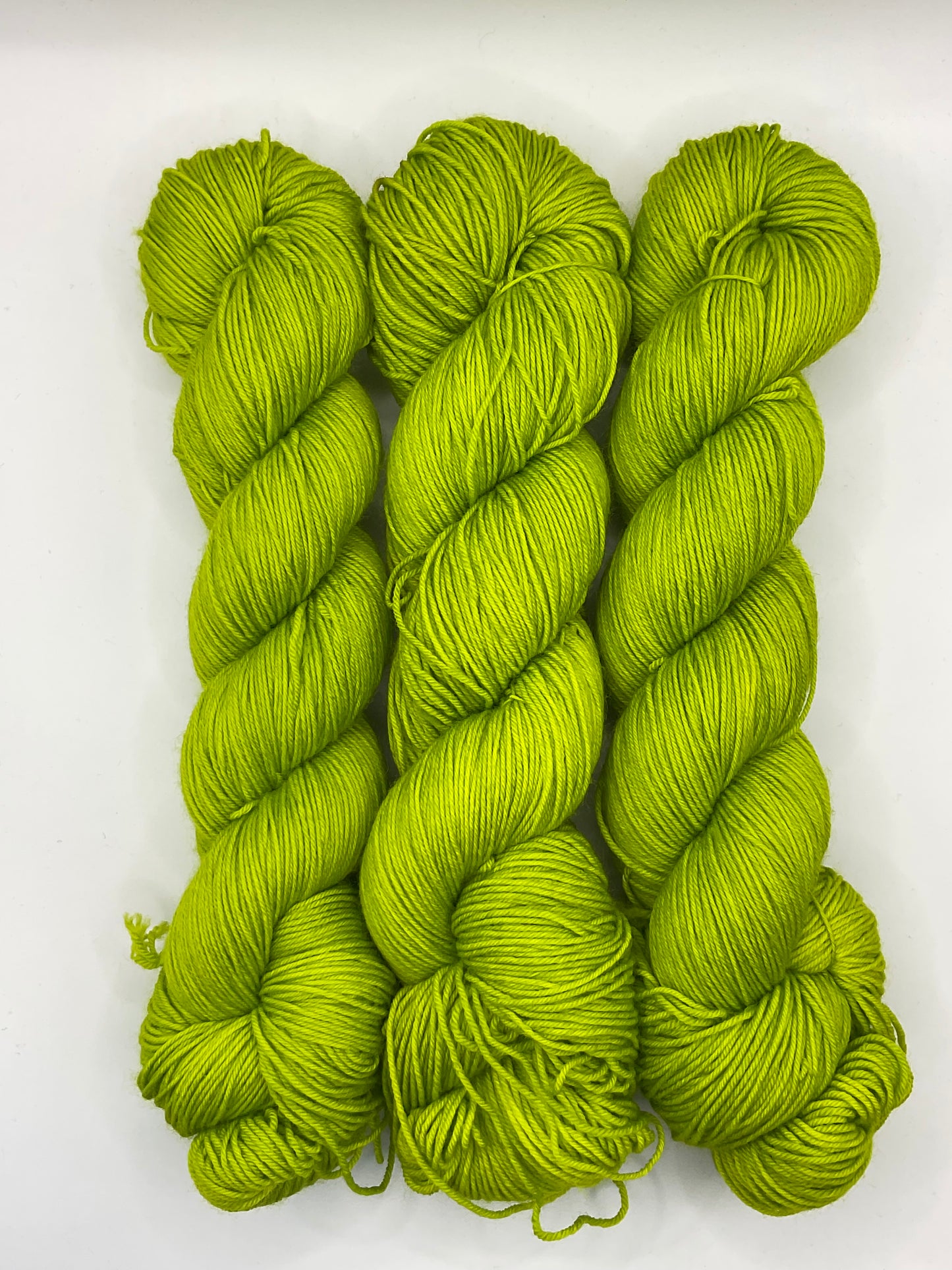 Chartreuse Fingering Yarn