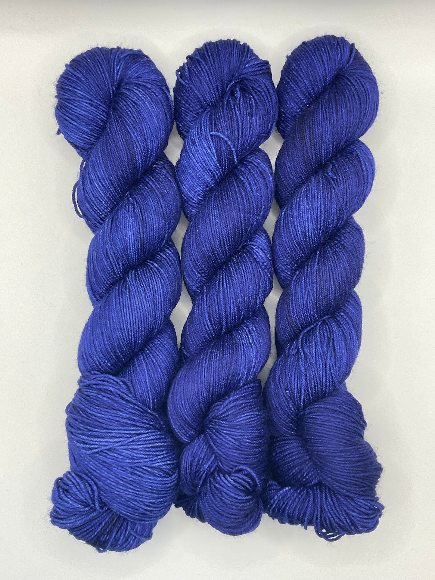 Fingering Indigo Skein