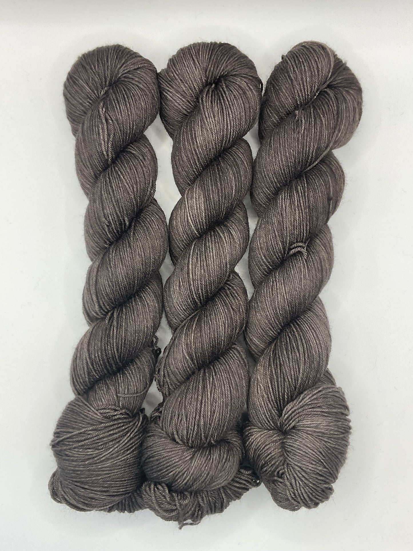 Black Coffee Fingering Yarn