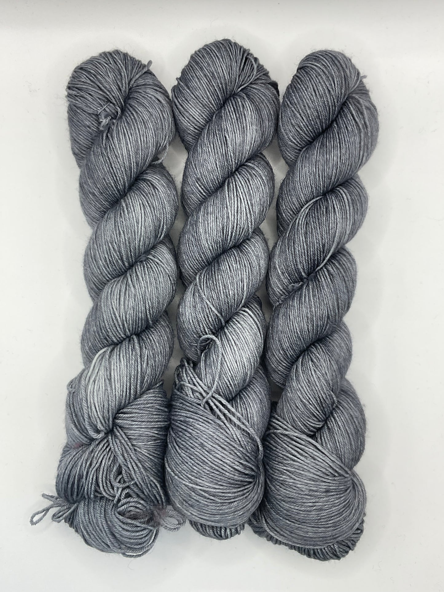 Grey Fingering Yarn