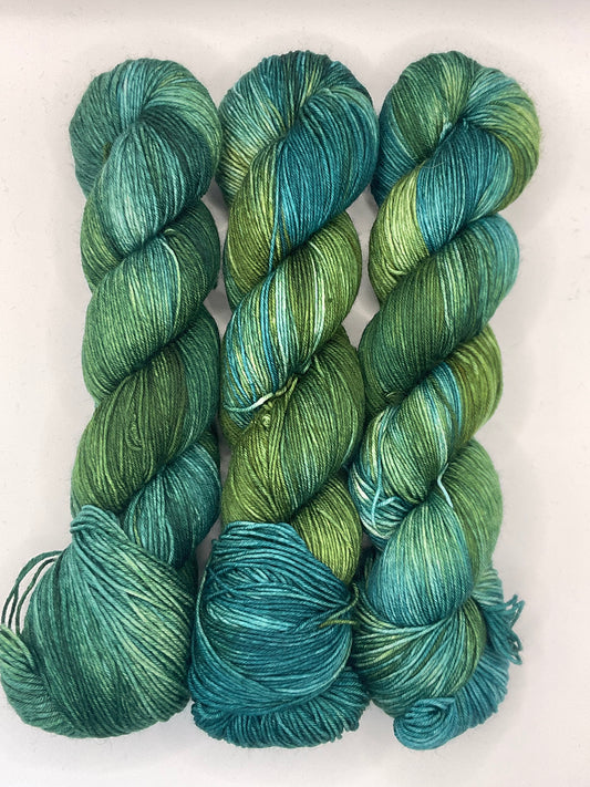 Evergreen Fingering Skein