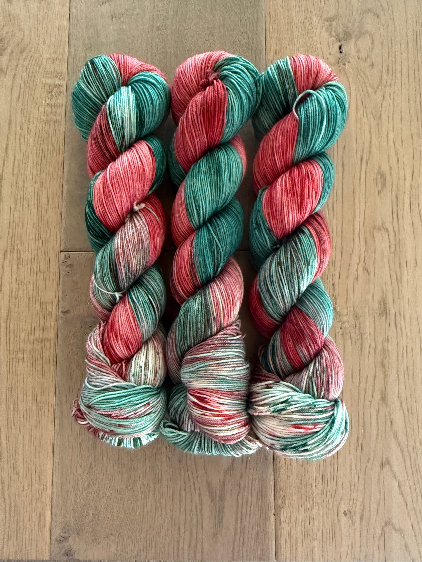 Poinsettia Fingering Yarn