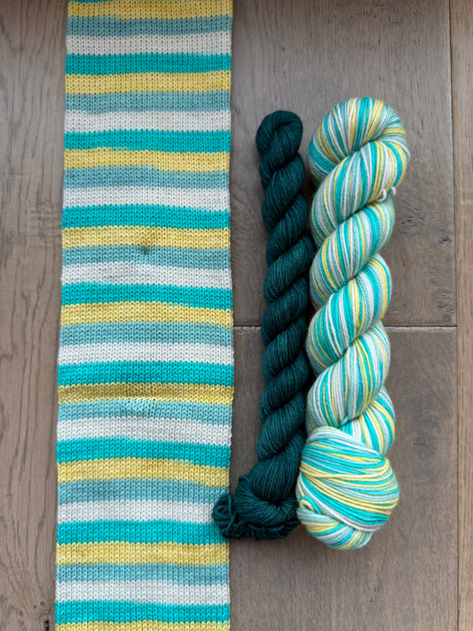 "I'm 30 years old, and I've peed in every pool I've been into" Fingering self striping sock set